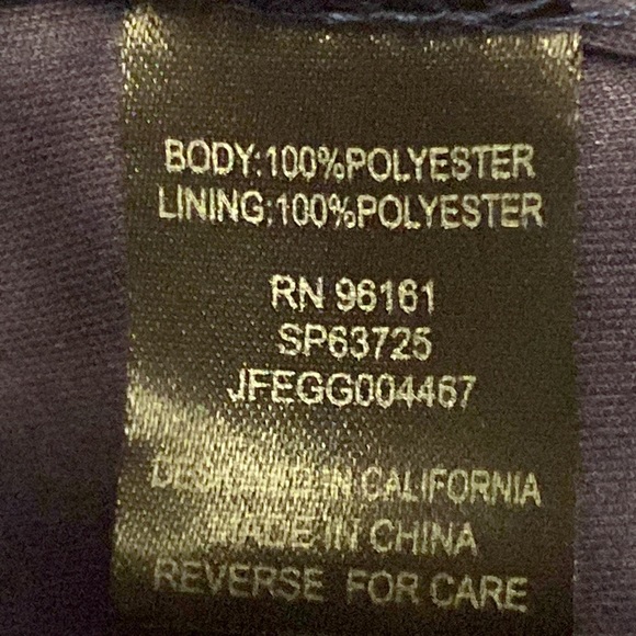 BeBop Double V-Neck Chevron Dress 3/4 Semi Sheer Sleeves Stretchy Waistband SzM - Picture 7 of 8